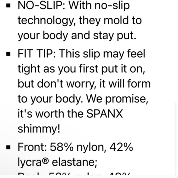 New SPANX SmartGrip Open-Bust Full Foundation Slip NWT XS - Picture 6 of 17